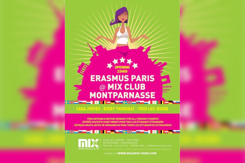 erasmus paris