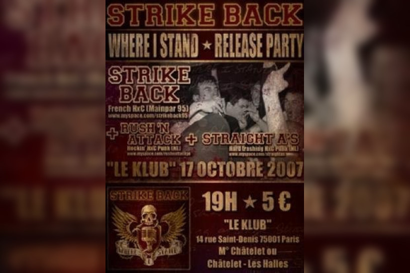 Strike Back // Where I Stand Release Party