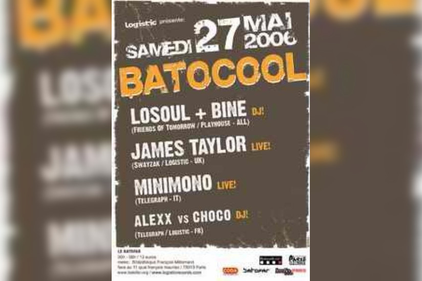 <br />
BATOCOOL #21 spéciale Telegraph invite Playhouse