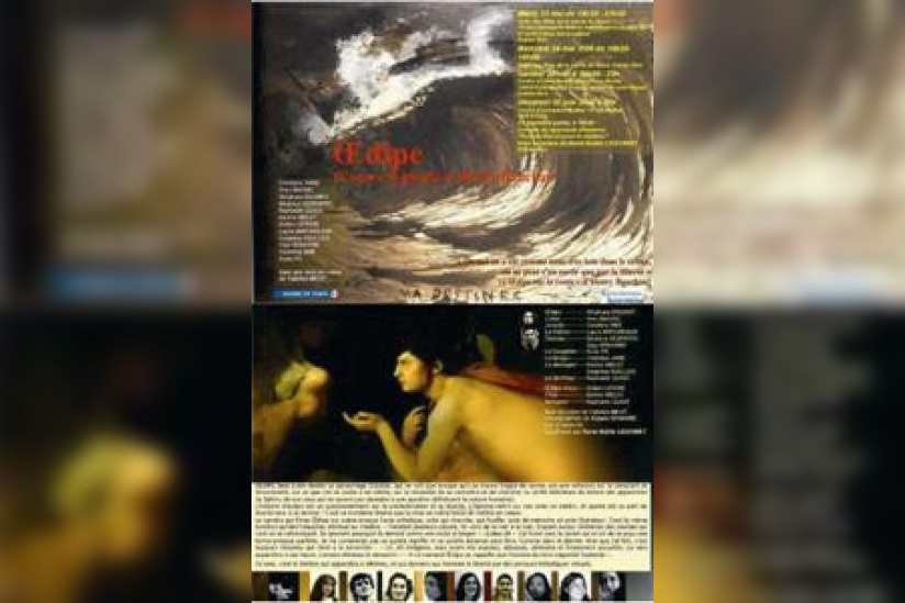 Œdipe, d'après Sophocle et Henri Bauchau