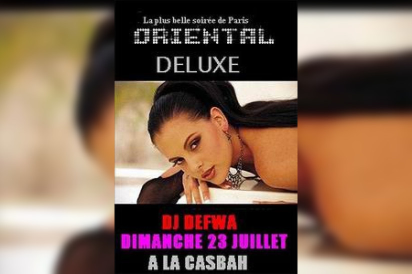 Dj defwaoriental deluxe Nuits parisiennes