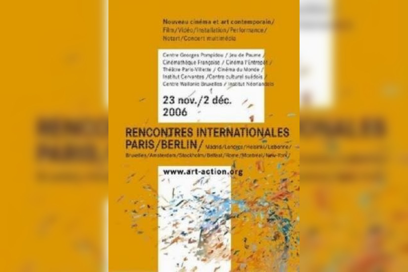 Rencontres internationales Paris/ Berlin >> Projection Video