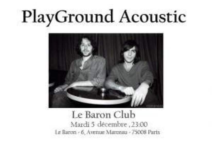Playground : Accoustic show