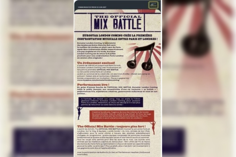 London Coming the mix battle