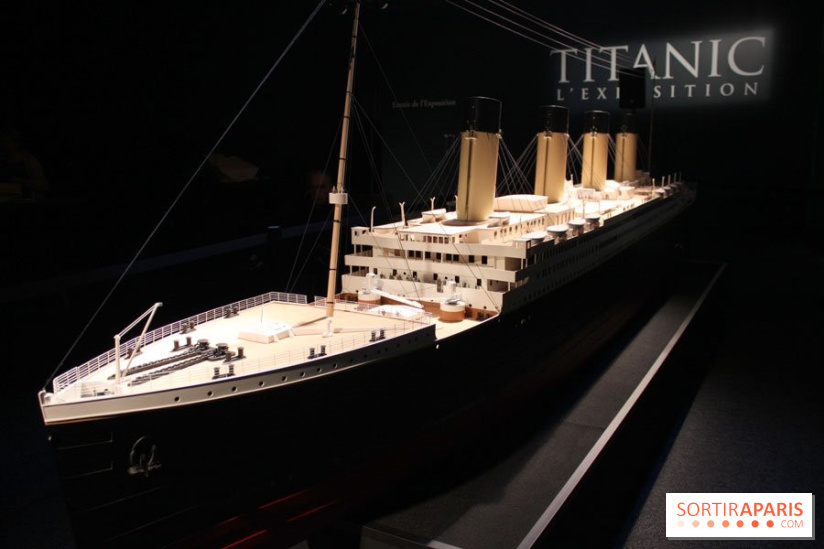 Exposition Titanic au Parc des Expositions de Paris : maquette