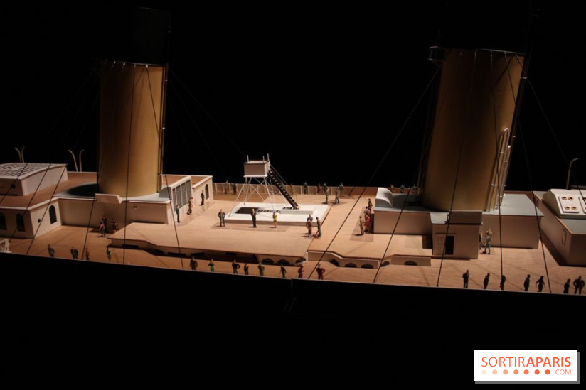 Exposition Titanic au Parc des Expositions de Paris : maquette