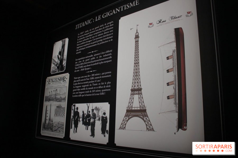 Exposition Titanic au Parc des Expositions de Paris : taille © Cyril Codus