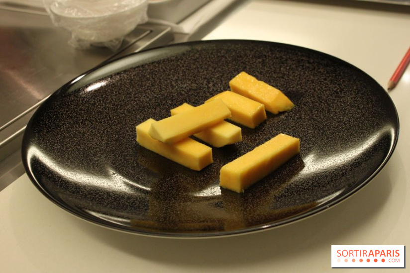 Cours de cuisine spécial Homard à l'Ecole Ducasse : frites de mangue