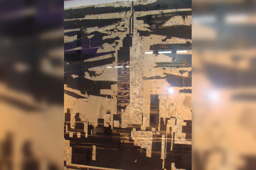 L’énergie de new york sur carton