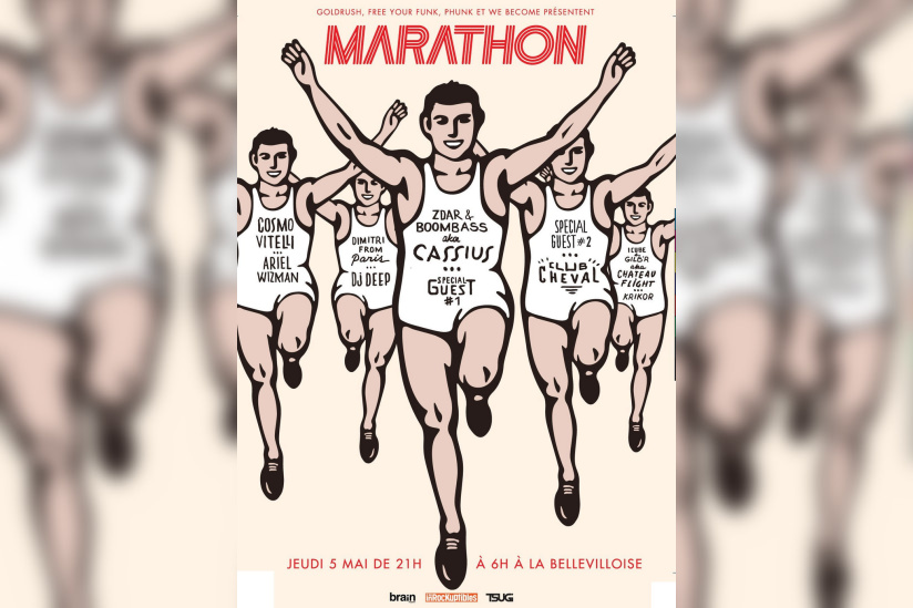 Marathon, Bellevilloise, Cassius, Ariel Wizman