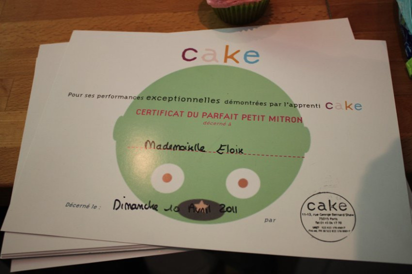 un anniversaire pour enfant à paris, cake l'atelier