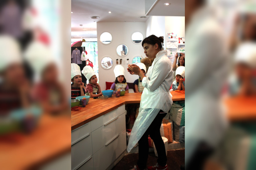 un anniversaire pour enfant à paris, cake l'atelier