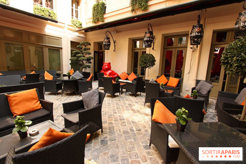 La terrasse du Buddha Bar Hotel Paris
