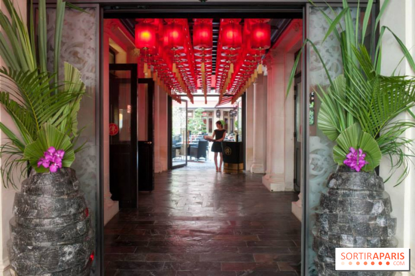 La terrasse du Buddha Bar Hotel Paris