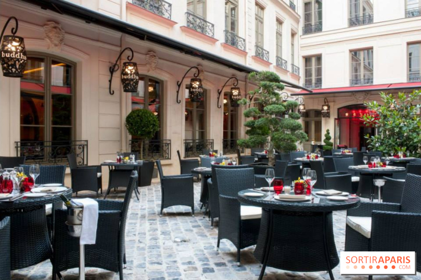 La terrasse du Buddha Bar Hotel Paris