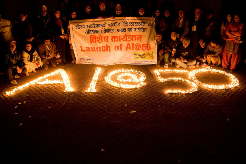 Amnesty international 50 ans, 