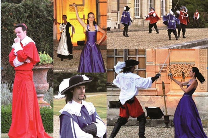les héros de capes et d’épées de votre enfance, Zorro, le bossus, Les trois Mousquetaires, château de thoiry, spectacle de plein air