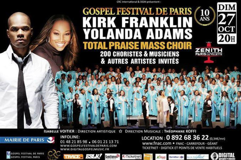 Gospel Festival de Paris 2013 Zénith de Paris