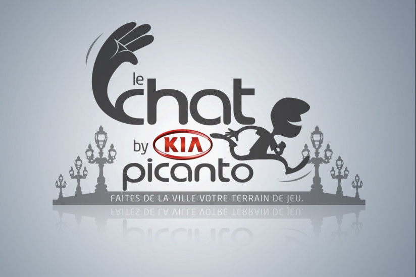 Le Chat by Kia Picanto, Chat perché, Rues de Paris, Kia