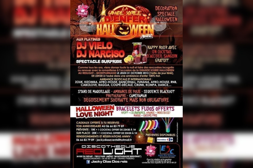 Grande Soirée Halloween LOVE NIGHT 