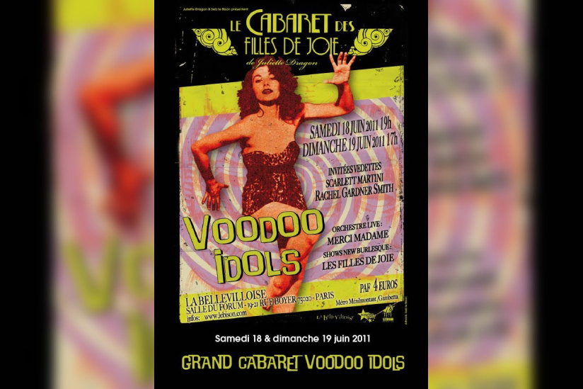 Grand Cabaret Voodoo Idols, bellevilloise, show burlesque