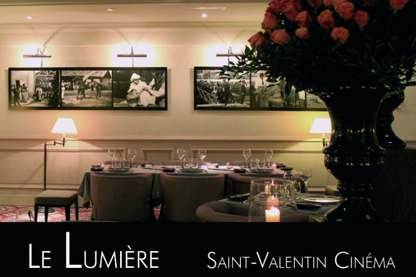 Saint Valentin 2014 cinéma au restaurant Le Lumière