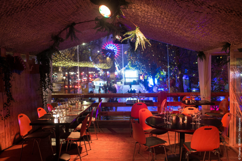 Sohso : restaurant éphémère avec vue imprenable sur les Champs-Elysées