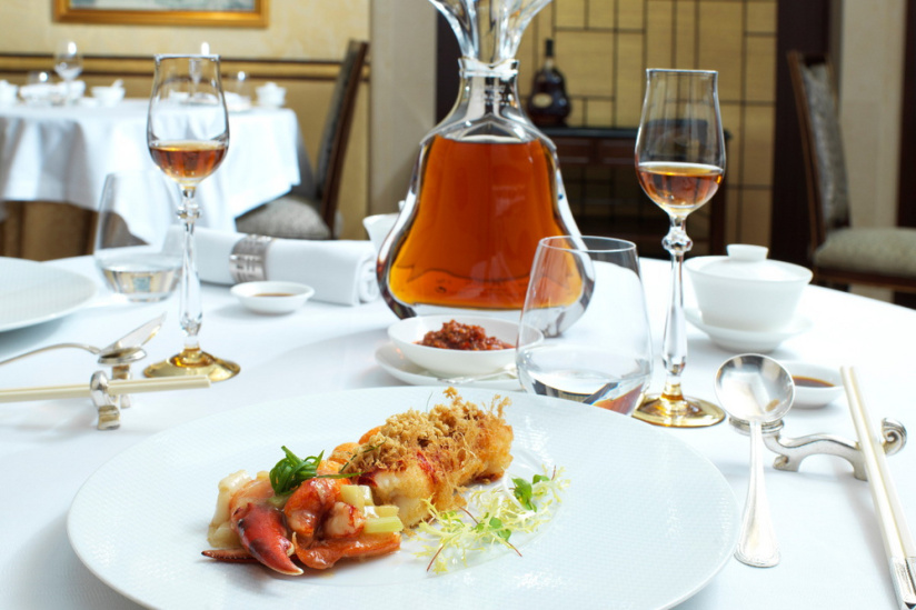 Menu Hennessy au Shang Palace du Shangri la Hotel