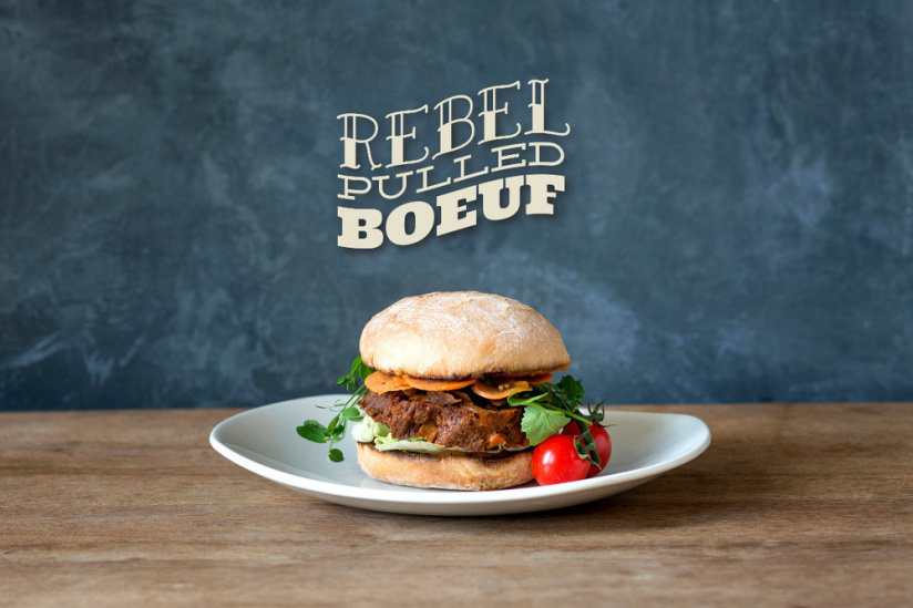 Guillaume Sanchez débarque chez Ellis Burger avec son "Rebel Pulled Bœuf"