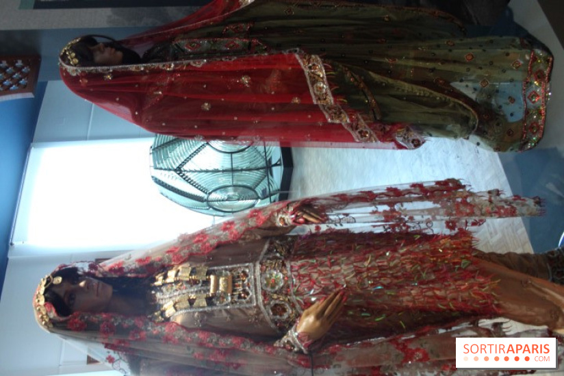 exposition Oman et la Mer - détail : habit traditionnel