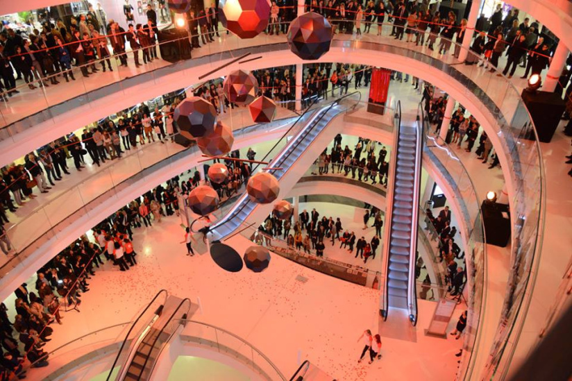 Inauguration du Centre Commercial Beaugrenelle à Paris