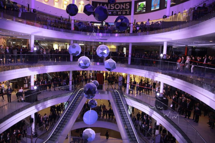 Inauguration du Centre Commercial Beaugrenelle à Paris