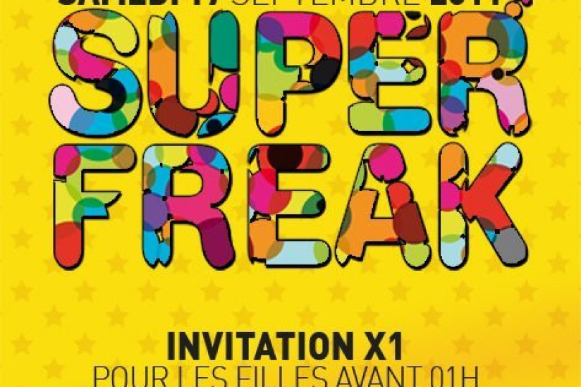 Superfreak Party, Bizz'Art Club, Soirée