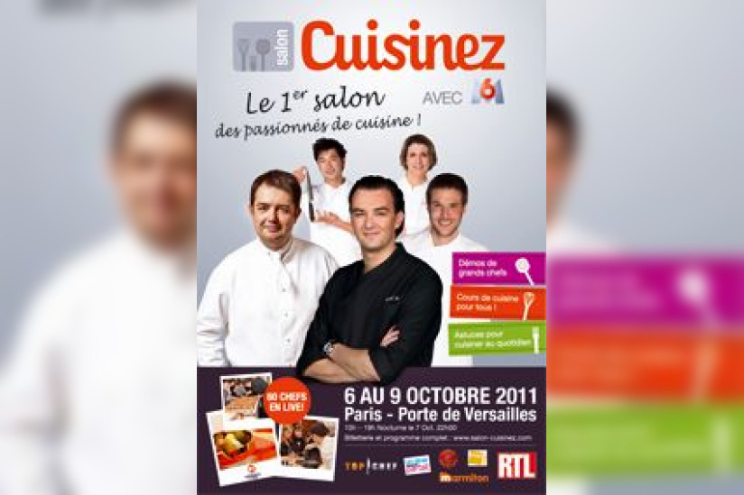 salon cuisinez 2011, cuisinez avec les chefs, m6