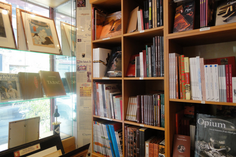 Musée du Fumeur, Visite insolite, la Libraire