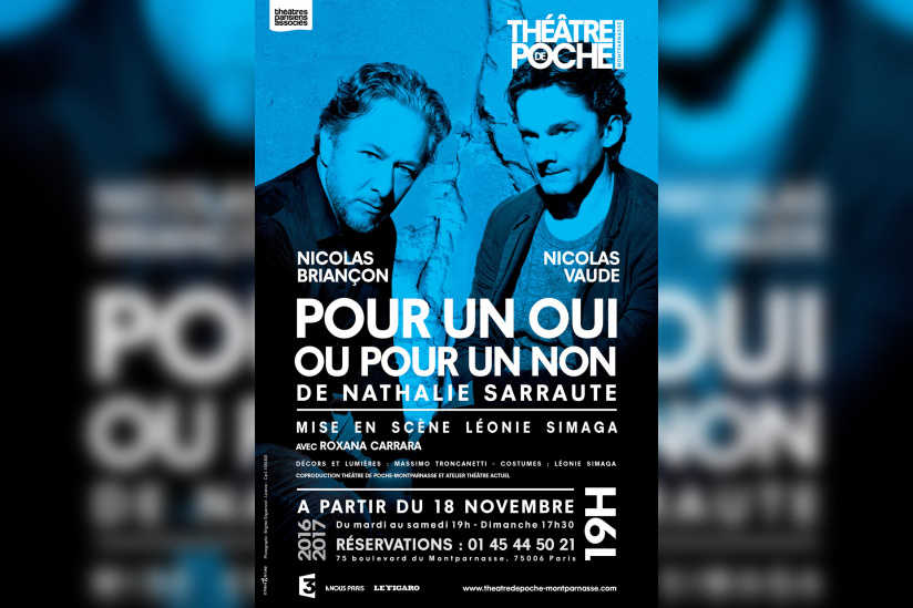 Pour un oui ou pour un non, au Poche Montparnasse - Sortiraparis.com
