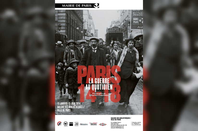 exposition Paris 14-18 à la Galerie des Bibliothèques