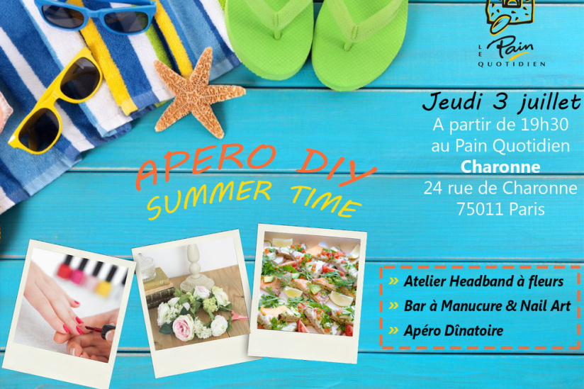 Apéro DIY #2, la soirée filles au resto Le Pain Quotidien