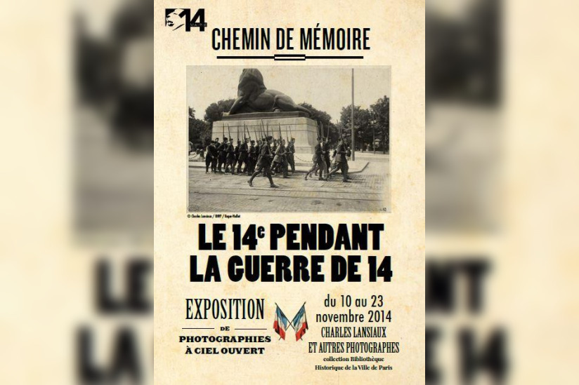 le 14e pendant la guerre de 14, le chemin de mémoire