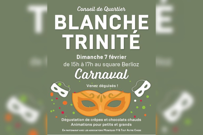 Carnaval 2016 de la mairie du 9e - quartier Blanche-Trinité