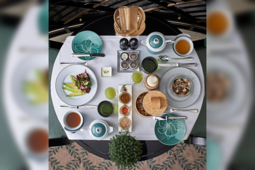 Le petit déjeuner gluten et lactose free du Shangri La