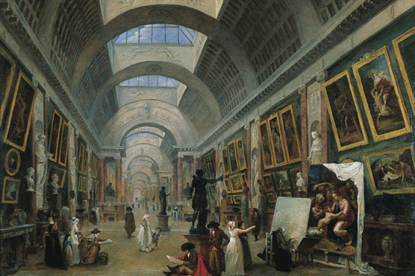 Hubert Robert au Musée du Louvre