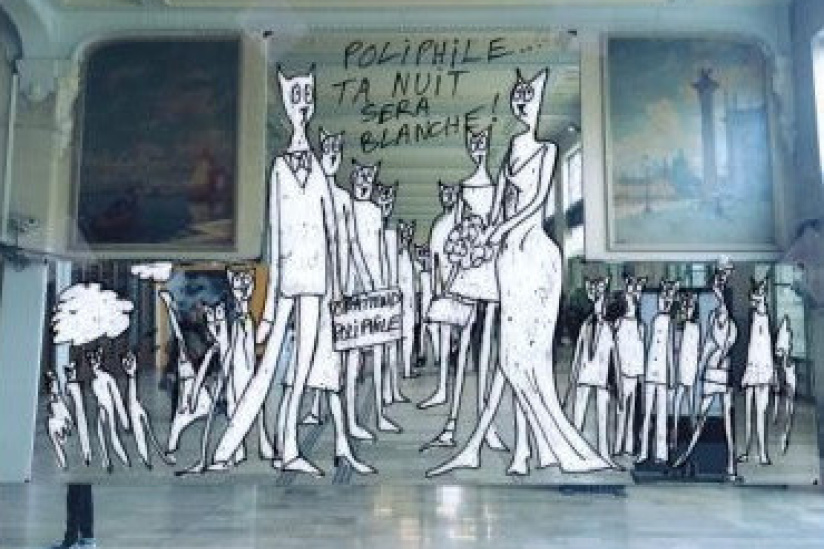 Nuit Blanche 2016: Alain Séchas, En attendant Poliphile