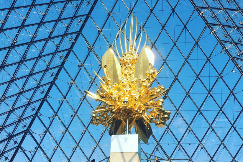 Saison Japonisme 2018 : Trône, l'œuvre de Kohei Nawa exposée au Louvre