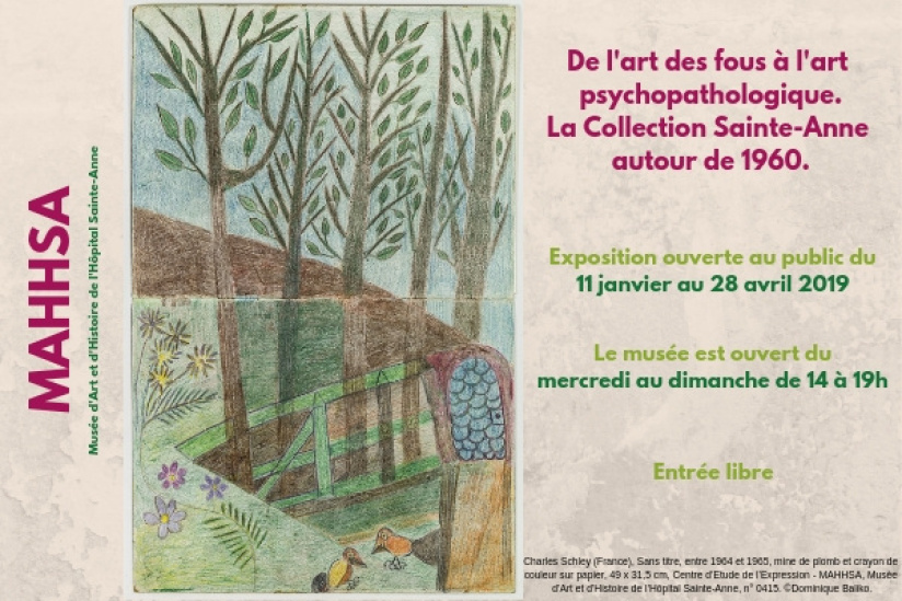 De l'art des fous à l'art psychopathologique, la Collection Sainte-Anne autour de 1960.