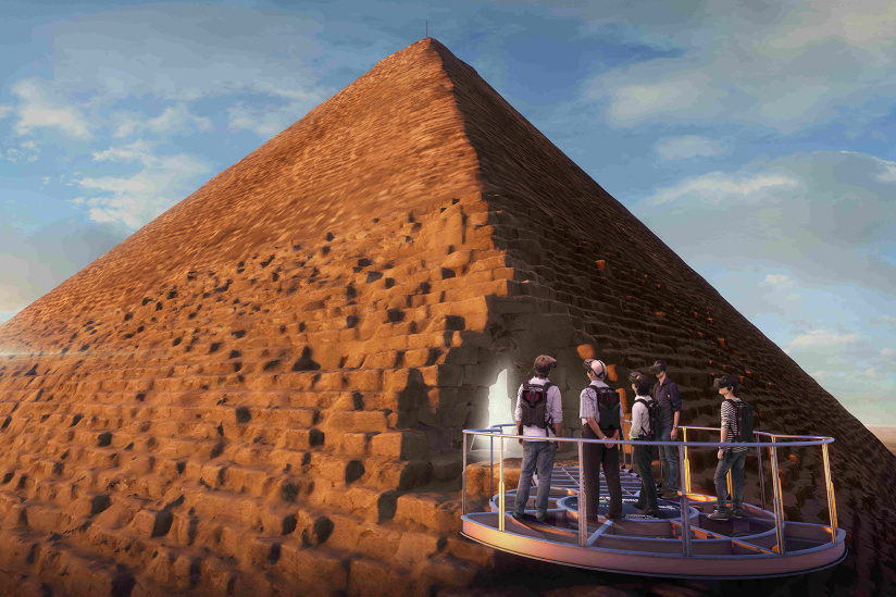 Visitez la pyramide de Khéops en VR à la Cité de l'Architecture