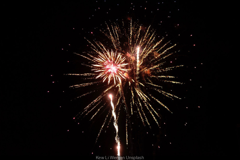 Feu d'artifice du 14 juillet 2018 à Issy-les-Moulineaux (92)