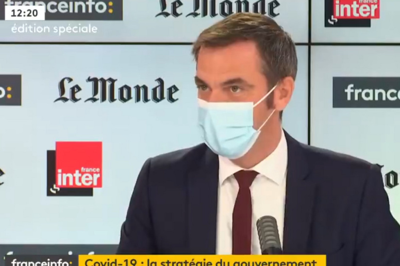Covid-19 : Olivier Véran note une amélioration dans les chiffres de nouveaux cas, un «frémissement»