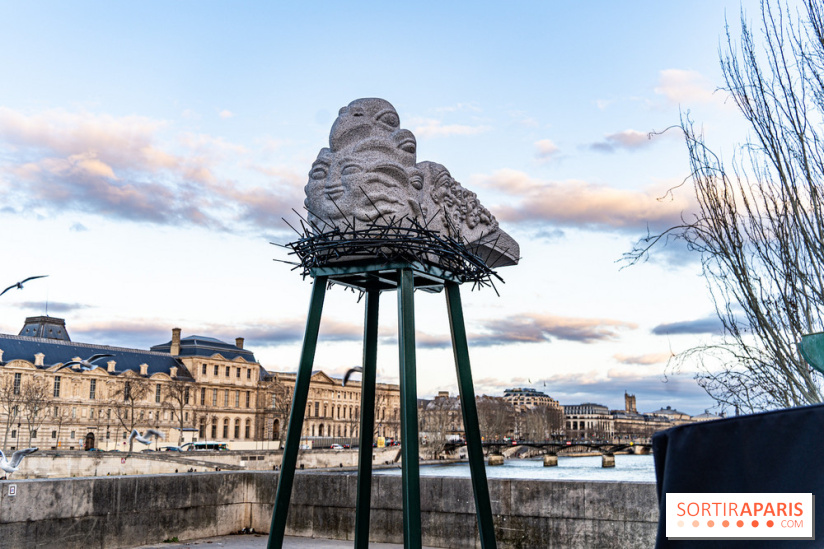 Insolite à Paris : quelle est cette sculpture sur nid, posée sur le ...