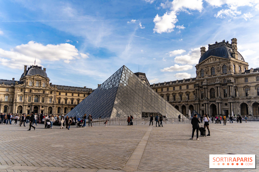La flamme olympique des JO de Paris 2024, s'installera dans le Jardin des Tuileries - Musée du Louvre - carrousel du Louvre